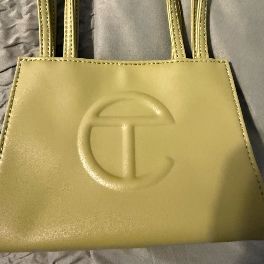 Telfar Light Green Tote Bag